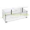 Mini greenhouse polycarbonate greenhouse 100x60x40 cm aluminum frame plant house for growing fruits, vegetables and plants 