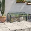 Mini greenhouse polycarbonate greenhouse 130x70x61 cm plant house for growing fruit, vegetables and plants 