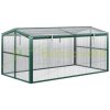 Mini greenhouse polycarbonate greenhouse 130x70x61 cm plant house for growing fruit, vegetables and plants 