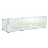 Mini greenhouse polycarbonate greenhouse 180x51x51 cm aluminum frame plant house for growing fruits, vegetables and plants 