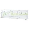 Mini greenhouse polycarbonate greenhouse 180x51x51 cm aluminum frame plant house for growing fruits, vegetables and plants 