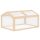 Mini greenhouse wooden frame polycarbonate planter box 102x71x53 cm greenhouse for growing fruits, vegetables and plants 