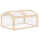 Mini greenhouse wooden frame polycarbonate planter box 102x71x53 cm greenhouse for growing fruits, vegetables and plants 