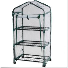   Mini üvegház növénytermesztéshez és neveléshez - hobby fóliasátor melegház 70x 48 x 130 cm PVC fólia