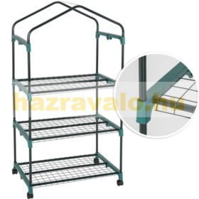   Mini üvegház növénytermesztéshez és neveléshez - hobby fóliasátor melegház 70x 48 x 130 cm PVC fólia