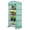 Mini greenhouse for growing plants - hobby foil tent green greenhouse 70x50x160 cm PE foil