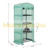 Mini greenhouse for growing plants - hobby foil tent green greenhouse 70x50x160 cm PE foil