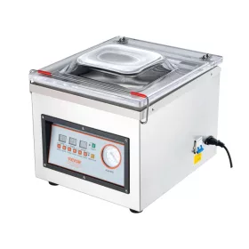   Kamrás vákuumcsomagoló gép -100 kPa, 32 cm-es hegesztéssel, marináló funkcióval