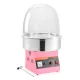 CandyDream elektromos vattacukor készítő gép 1000W rózsaszín vattacukor gép akril fedéllel