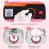 CandyDream elektromos vattacukor készítő gép 1000W rózsaszín vattacukor gép akril fedéllel