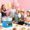 Elektromos vattacukor készítő 1000W kék 38 cm-es háztartási vattacukor gép