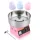 Pink elektromos vattacukor készítő 1000W 38 cm-es házi vattacukor gép