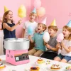 Pink elektromos vattacukor készítő 1000W 38 cm-es házi vattacukor gép