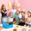 Elektromos vattacukor készítő 1000 W kék 38 cm-es házi vattacukor gép