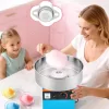 Elektromos vattacukor készítő 1000 W kék 38 cm-es házi vattacukor gép