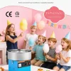 Elektromos vattacukor készítő 1000 W kék 38 cm-es házi vattacukor gép