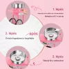 Professzionális vattacukor készítő kocsival 1000W rózsaszín 52 cm-es mobil vattacukor gép rendezvényekhez