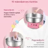 Professzionális vattacukor készítő 1000W rózsaszín 52 cm-es asztali vattac kereskedelmi vattacukor készítő gép 