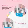 Professzionális vattacukor készítő 1000W kék 52 cm-es rendezvény vattacukor gép fiókkal
