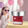 Professzionális vattacukor készítő 1000W piros 52 cm-es rendezvény vattacukor gép tárolófiókkal