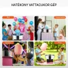 1000W professzionális vattacukor gép rózsaszín asztali kivitel kereskedelmi vattacukor készítő rozsdamentes acél tállal