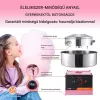 1000W professzionális vattacukor gép rózsaszín asztali kivitel kereskedelmi vattacukor készítő rozsdamentes acél tállal