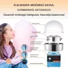 Professzionális fedeles vattacukor gép tárolófiókkal kék 1000W-os kereskedelmi vattacukor készítő gép fedéllel