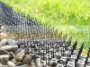 Protective spikes against animals, protection against rabbits, squirrels, snails, cats, spike grid that can be laid on the ground, set of 36 pieces