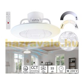   VT-930.led Mennyezeti ventilátor Világítás és hűtés egyben 30 cm átmérő állítható színhőmérsékletű 24W lámpa