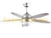 VT-597 Ceiling fan with lamp, wooden rotating blade, 70W