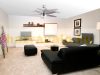 VT-597 Ceiling fan with lamp, wooden rotating blade, 70W