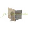 Veranda 300x200 cm untreated natural wood porch, terrace for a weekend house