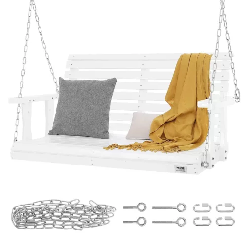 Veranda hintaágy fából 1240x710x600 mm kompakt erős kültéri pihenőmegoldás