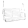 Veranda hintaágy fából 1240x710x600 mm kompakt erős kültéri pihenőmegoldás
