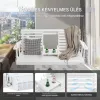 Veranda hintaágy 1523x710x600 mm,400 kg teherbírás függesztőláncokkal kültéri használatra, fehér