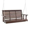 Veranda hintaágy fából 1370x710x600 mm 2–3 személyes kültéri hinta 400 kg teherbírással