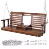 Veranda hintaágy fából 1523x710x600 mm  2–3 személyes, prémium kültéri hinta 400 kg teherbírással