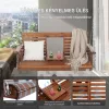 Veranda hintaágy fából 1523x710x600 mm  2–3 személyes, prémium kültéri hinta 400 kg teherbírással
