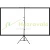 Projection screen 133x76 cm stand mobile projector screen 4K HD projector screen foldable 