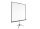 Projection screen 152x152cm stand mobile projector screen can be folded