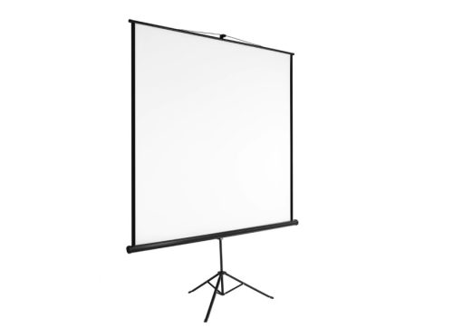 Projection screen 152x152cm stand mobile projector screen can be folded