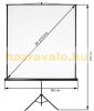 Projection screen 152x152cm stand mobile projector screen can be folded