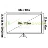 Projection screen 160x95 cm stand mobile projector screen 4K HD projector screen foldable 