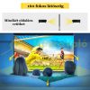 Projection screen 180x114 cm with stand mobile projector screen 4K HD portable movie screen