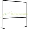 Projection screen 226x140 cm with stand mobile projector screen 4K HD portable movie screen