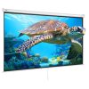 Adjustable telescopic lightweight projection screen frame with carrying case stainless projector frame