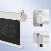 Adjustable telescopic lightweight projection screen frame with carrying case stainless projector frame