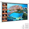 Adjustable telescopic lightweight projection screen frame with carrying case stainless projector frame