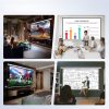 Adjustable telescopic lightweight projection screen frame with carrying case stainless projector frame