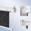 Adjustable telescopic lightweight projection screen frame with carrying case stainless projector frame